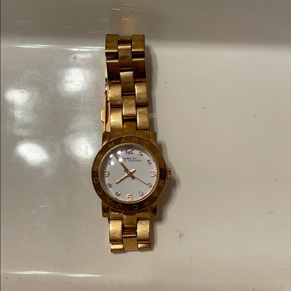 Gold Marc Jacobs Watch